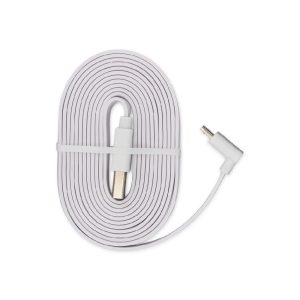 Wyze Outdoor Power Adapter with L-Shaped Micro-USB Cable, 19.7ft Flat Power Cord, IP67 Weatherproof, for Wyze Cam Pan v3/v4, v3 Pro, OG Series